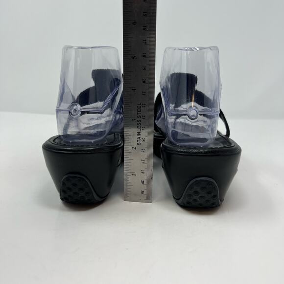 Cole Hann Nike Air Sandals Women's Size 9B Black Leather G Series - Picture 7 of 13